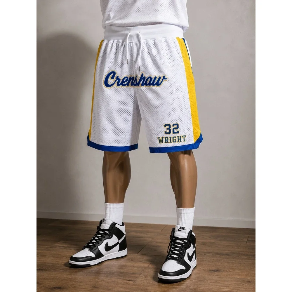 Headgear Classics Monica Wright Love and Basketball Crenshaw Shorts White XS NEW